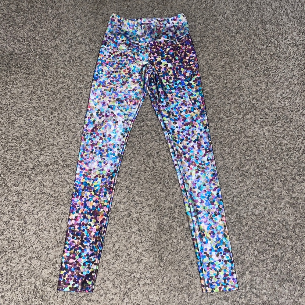 Goldsheep Party Pink Confetti Leggings - Picture 3 of 9